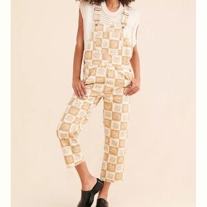 Brixton Christina cropped overalls